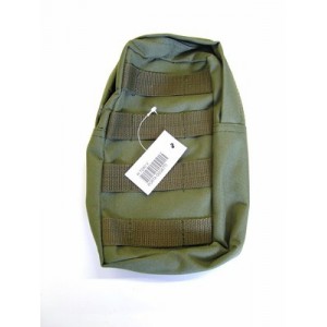 TASCA UTILITY ZIP TIPO CORDURA VERDE ROYAL